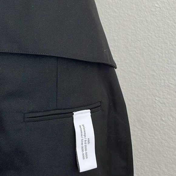 Like-new ROKH Black Flap Midi Skirt - Picture 9 of 12